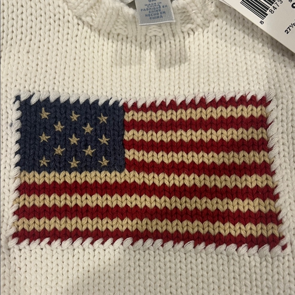 NWT Ralph Lauren Cream Knit Sweater - Picture 4 of 7